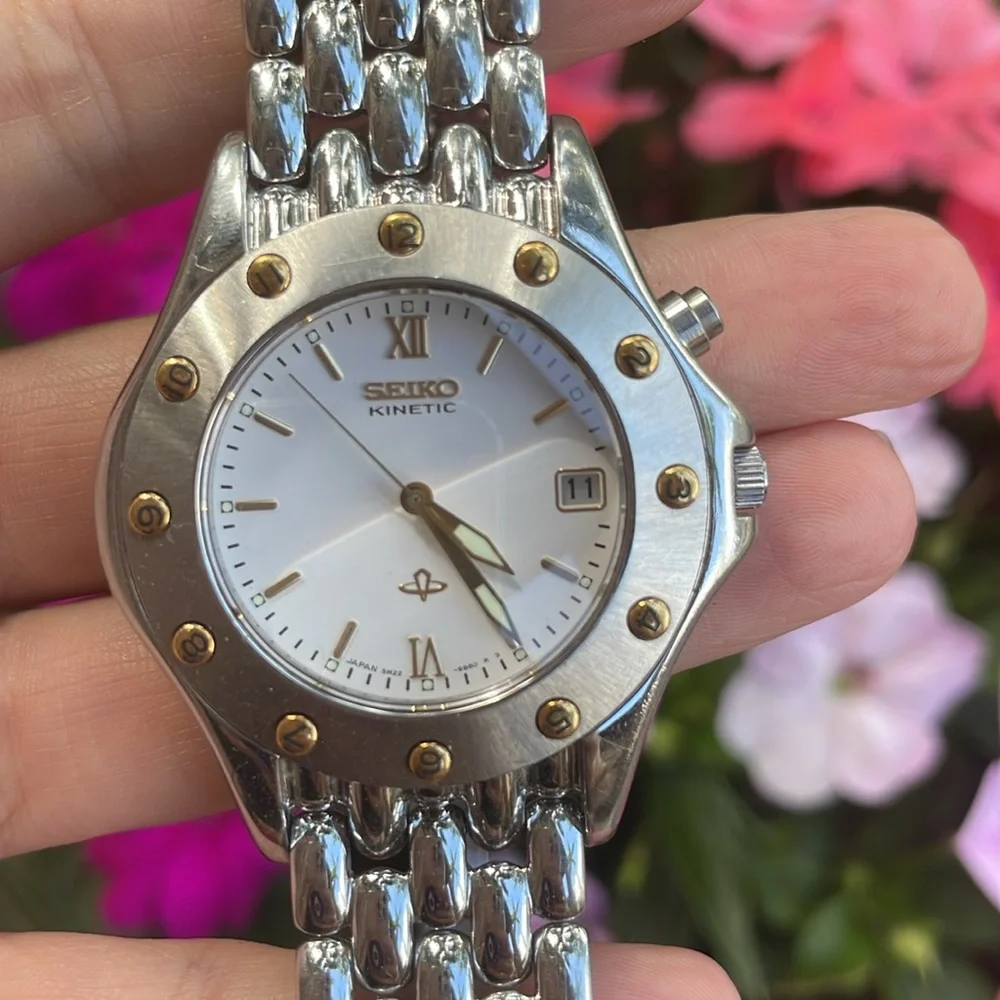 🚨RARE MEN'S SEIKO Kinetic Premier Club Special Edition No# 782/1000 🚨